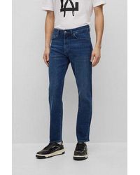 BOSS - Straight-Jeans Re.Maine BC-P mit Markenlabel - Lyst