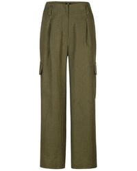 Riani - Stoffhose Hose wide fit, olive - Lyst