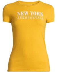 Aéropostale - T-Shirt JULY NEW YORK (1-tlg) Stickerei - Lyst
