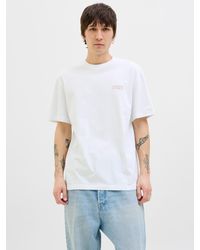 Jack & Jones - Rundhalsshirt JJSUMMER VIBES TEE SS CREW NECK LN - Lyst