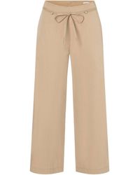 M·a·c - 7/8-Hose Chiara Belt Cropped Wide Fit, Mit Geradem, Weitem Bein - Lyst