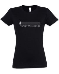 Urban Backwoods - Print- Enjoy The Silence T-Shirt Musiker Club Techno DJ Djane Audio - Lyst