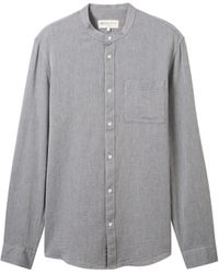 Tom Tailor - Langarmhemd fitted structured shirt - Lyst