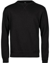 Tee Jays - Sweatshirt Ribbed Interlock Crew Neck pulli - Lyst
