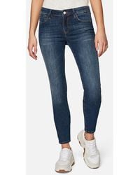Mavi - Skinny Fit Denim Jeans Normal Waist Stretch Hose ADRIANA (1-tlg) 4155 in Blau - Lyst