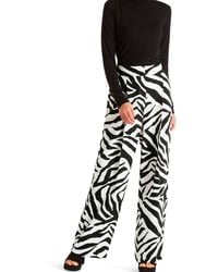 Marc Cain - Stoffhose "Collection Animal Intense" Premium mode mit Zebra-Design - Lyst