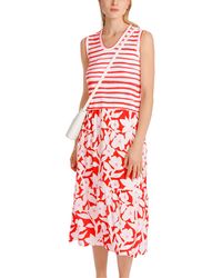 Marc Cain - Druckkleid "Collection Summer Flash" Premium mode Two-in-One-Kleid - Lyst