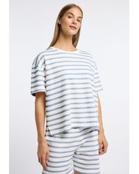 Frieda & Freddies - T- Sweat-shirt mit Kontrastverarbeitung - Lyst