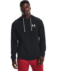 Under Armour - ® Kapuzenpullover UA Rival Hoodie aus French Terry - Lyst