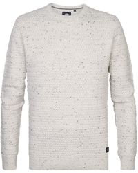 Petrol Industries - Strickpullover Pullover mit Zopfmuster Talkeetna - Lyst