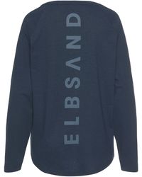 Elbsand - Longsleeve Tinna mit Logodruck hinten, Langarmshirt aus Baumwoll-Mix, sportlich-casual - Lyst