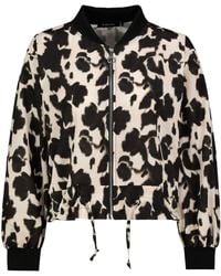 Sublevel - Blouson Gemusterte Jacke mit Reißverschluss und Bündchen Leo_Jacket - Lyst