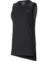 PUMA - Tanktop Top Train Mesh Panel Tank 519485 - Lyst