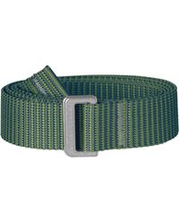 Fjallraven Gürtel »Striped Webbing Belt« - Grün