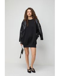 No Matter What - Minikleid Baumwoll-Sweatshirt-Kleid - Lyst