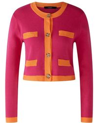 Ouí - Strickjacke Jacke/Jacket, pink orange - Lyst