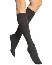 Item M6 Kniestrümpfe »Damen Feinstrumpf - Knee-high,« - Schwarz