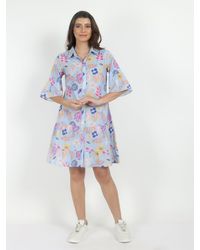 VICCI Germany - A-Linien-Kleid (1-tlg) aus weicher Baumwolle - Lyst