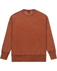 Champion - Sweatshirt Garment Dye Crewneck 216488 - Lyst