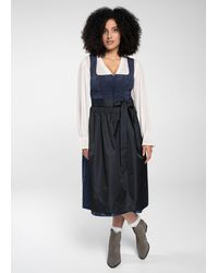 Spieth & Wensky - Dirndl "Felina" (1-tlg) Elegante Stoffkombination - Lyst