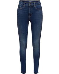 Esprit - Fit-Jeans Recycelt: Skinny Stretchjeans mit hohem Bund - Lyst