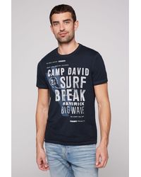 Camp David - Rundhalsshirt mit Baumwolle - Lyst