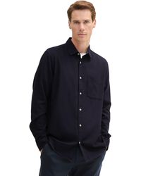 Tom Tailor - Langarmhemd in Melange Optik - Lyst