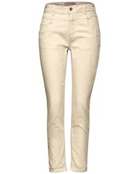 Street One - Regular-fit-Jeans Style Denim-Mom,casualfit,hw,t, ecru - Lyst