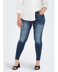 Only Carmakoma - Fit- Skinny Jeans Plus Size Denim Hose Curvy Pants CARWILLY 7014 in Blau - Lyst