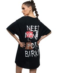 Worldclassca - Oversized T-Shirt Sommer Oberteil Print - I NEED MONEY FOR BIRKIN - Lyst