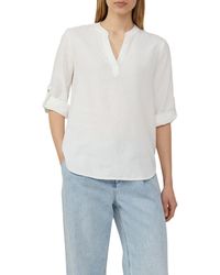 S.oliver - Klassische Bluse mit Turn-up - Lyst