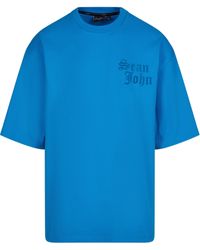 Sean John - T-Shirt JM232-001-03 SJ Old English Logo Yacht Club Tee (1-tlg) - Lyst