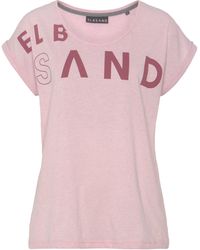 Elbsand - T-Shirt aus weichem Jersey, Kurzarmshirt, sportlich und bequem - Lyst