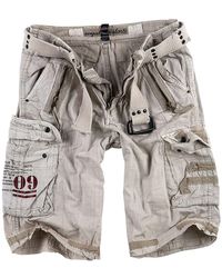 Trooper - Cargoshorts Royal Bermuda Baumwolle Sommer Shorts Kurze Hose Army knielang - Lyst