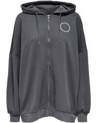 ONLY - Sweatshirt Sweatjacke Daze - Lyst