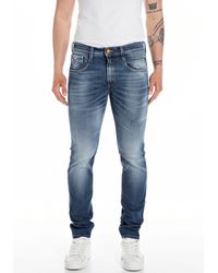 Replay - Slim-fit-Jeans ANBASS HYPERFLEX BIO - Lyst