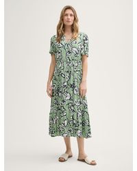 Tom Tailor - Sommerkleid Maxi-Kleid mit Muster - Lyst