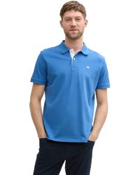 Tom Tailor - Poloshirt mit Logostickerei BASIC POLO WITH CONTRAST - Lyst