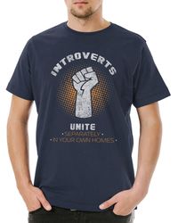 Urban Backwoods - Print-Shirt Introverts Unite T-Shirt Geek Nerd Fun Informatiker Informatik - Lyst