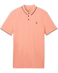 Tom Tailor - T-Shirt polo with tipping - Lyst