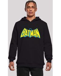 F4NT4STIC - Kapuzenpullover DC Comics Superhelden Batman Retro Logo Print - Lyst