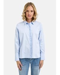 Milano Italy - Hemdbluse BLOUSE W COLLAR AE P - Lyst