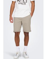 Only & Sons - Chinoshorts ONSPETER LIFE REGULAR 0013 SHORTS NOOS - Lyst