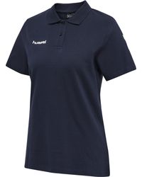 Hummel - Poloshirt HMLGO COTTON POLO WOMAN - Lyst