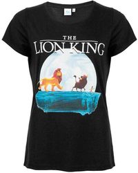 Disney - Print- König der Löwen Classic kurzarm T- Shirt Gr. XS bis XL, 100% Baumwolle - Lyst