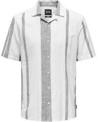 Only & Sons - Kurzarmhemd Hemd Caiden - Lyst