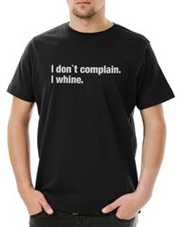 Urban Backwoods - Print-Shirt I Don't Complain I Wine T-Shirt Pessimismus Nihilist Skeptiker - Lyst