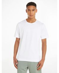 Calvin Klein Sport - Kurzarmshirt mit Rundhalsausschnitt - Lyst