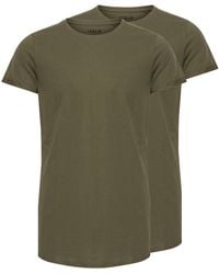 Solid - Longshirt SDLongo T-Shirt im 2er-Pack - Lyst
