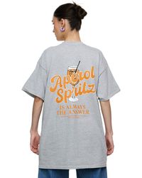 Worldclassca - Oversized T-Shirt Sommer Oberteil PRINT - APEROL SPRITZ - IS ALWAYS THE ANSWEAR - Lyst